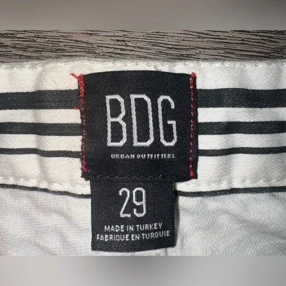 BDG Urban Outfitters Kick Flare High Rise Cropped Pants (Striped, Size 29) - Picture 8 of 9